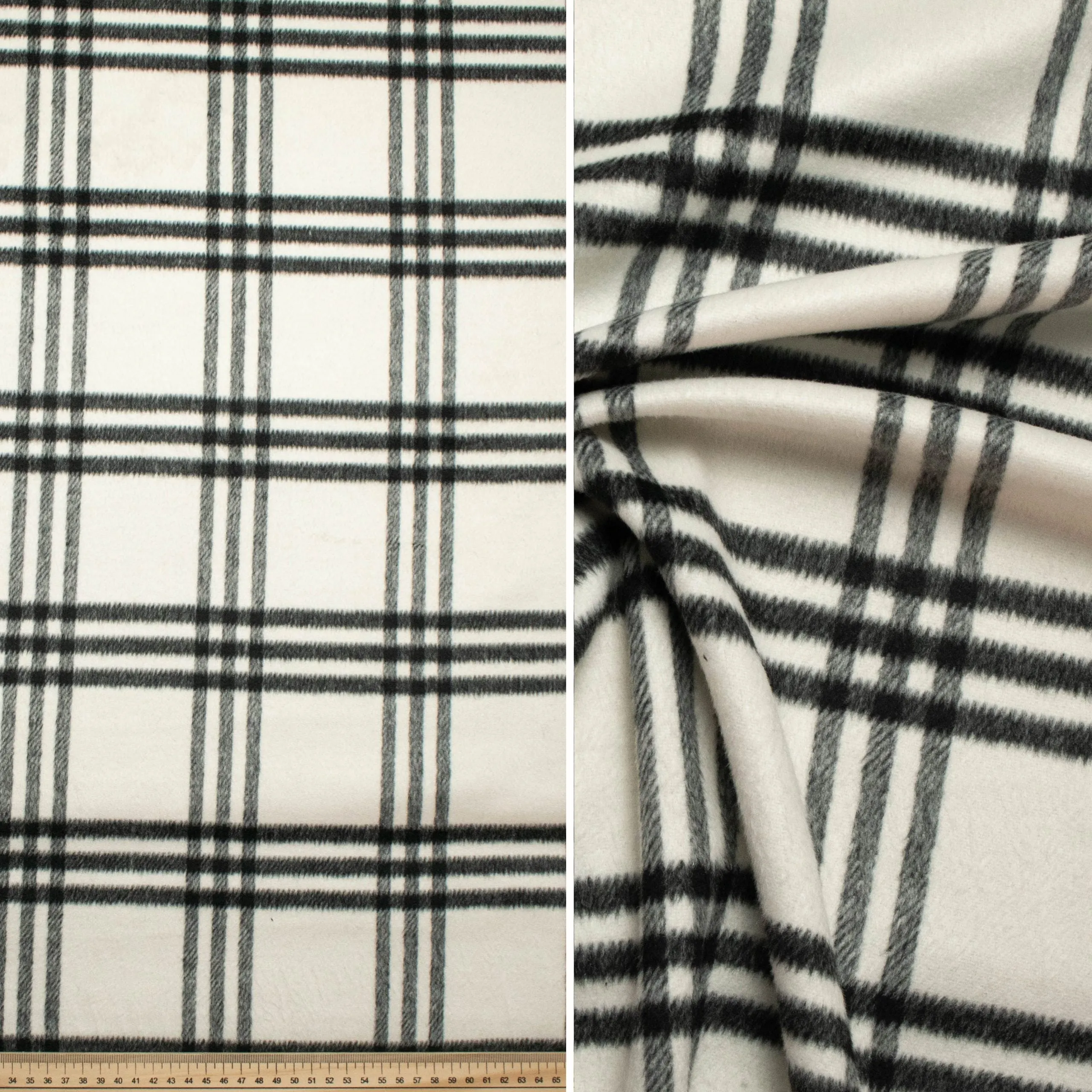Wool Melton Checks