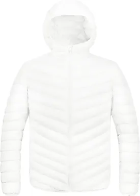 ZSHOW Men's Packable Puffer Jacket Hooded Lightweight Winter Coat for Travel Outdoor Hiking